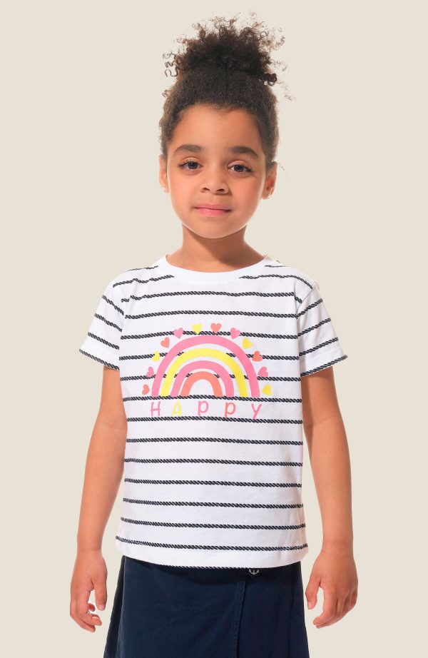 Tee-shirt fille manches courtes Fun