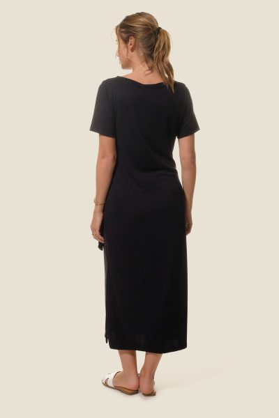 Robe longue fluide unie Flamisse