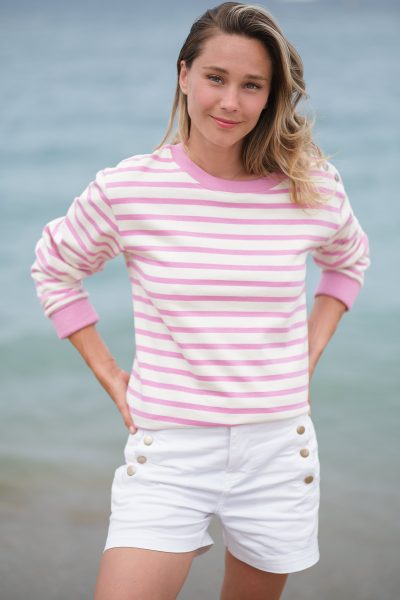 Short avec boutons dorรฉs Treddia