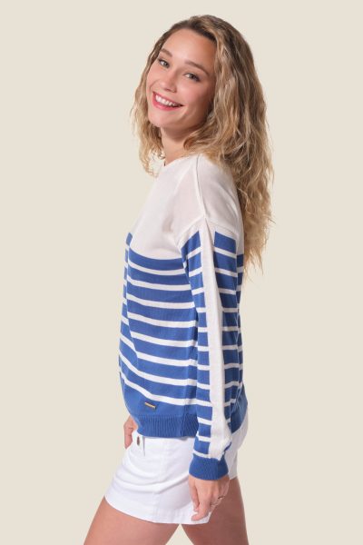 Pull rayé en Lyocell Oshawa