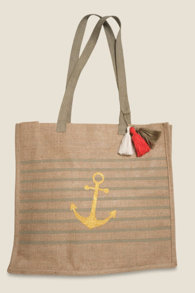 Sac cabas avec pompons Aussière