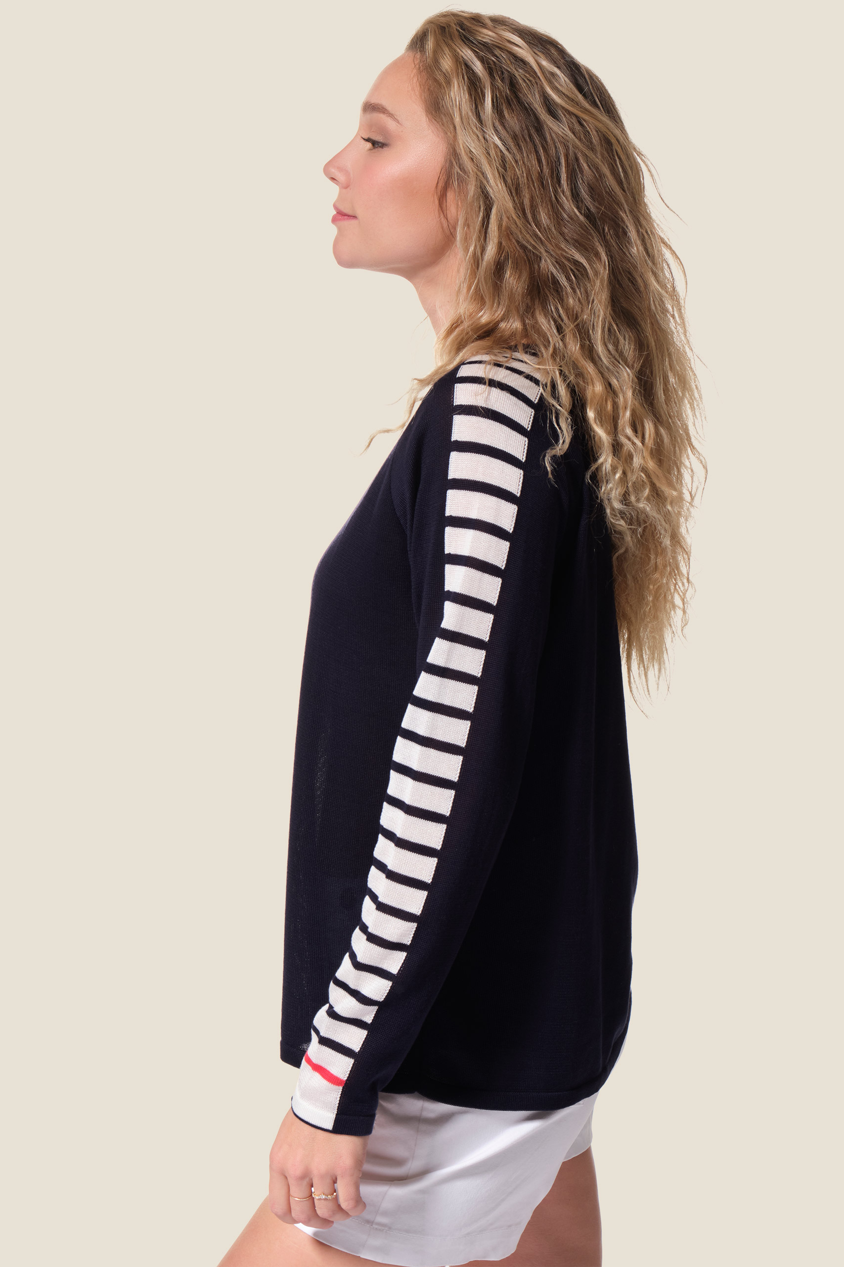 Pull col V en Lyocell Salama Pull col V en Lyocell Salama