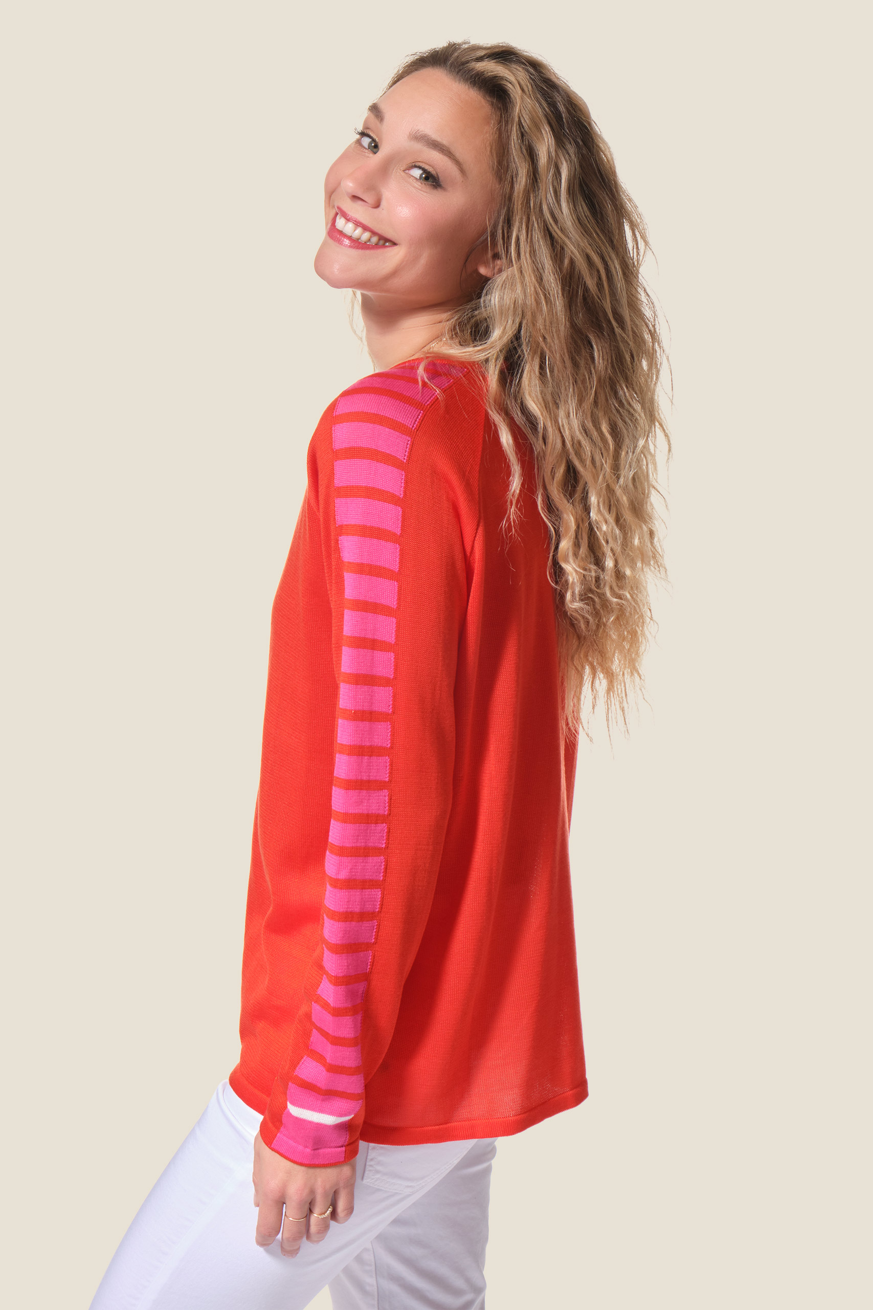 Pull col V en Lyocell Salama Pull col V en Lyocell Salama