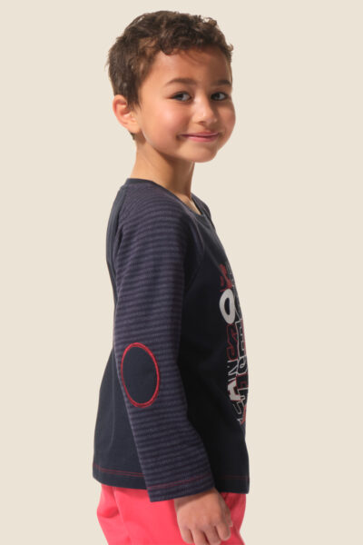 Tee-shirt manches longues avec animation Paraiso