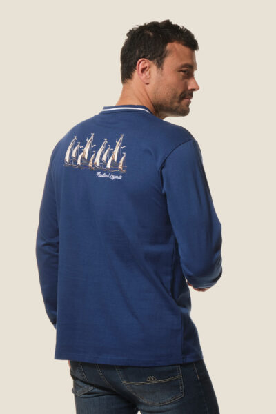 Polo homme manches longues Marcial