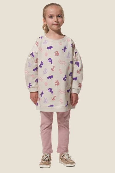 Robe fille en molleton Fabiolla