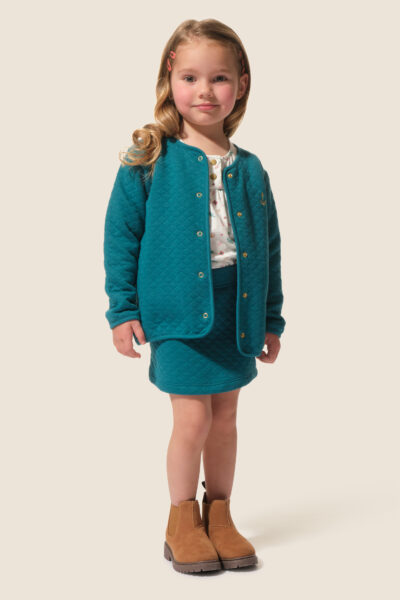 Veste fille matelassée Ombelina