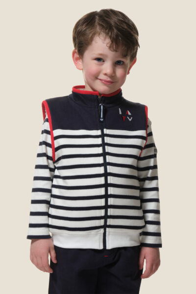 Veste en molleton sans manches garรงon Pacey