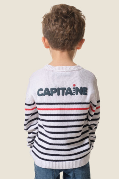 Pull garรงon col rond Caboteur