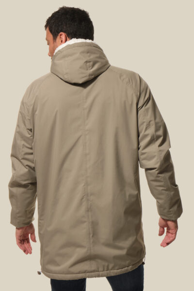 Coupe-vent long mixte doublé sherpa Pluton