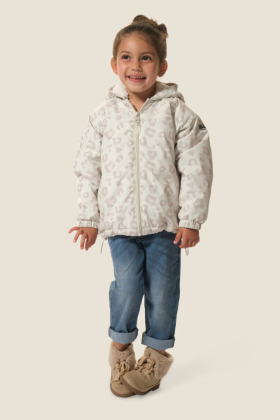 Coupe-vent imprimé leopard Pandi