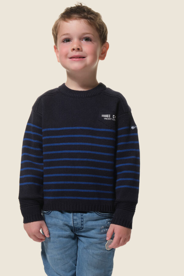 Pull garçon en maille Fael