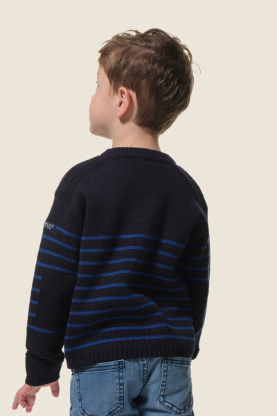 Pull garรงon en maille Fael