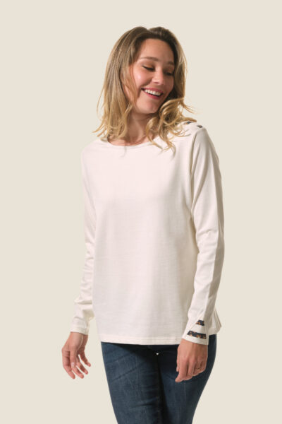 Tee-shirt femme manches longues Maurielle