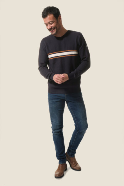 Pull homme en maille fantaisie Nuevo