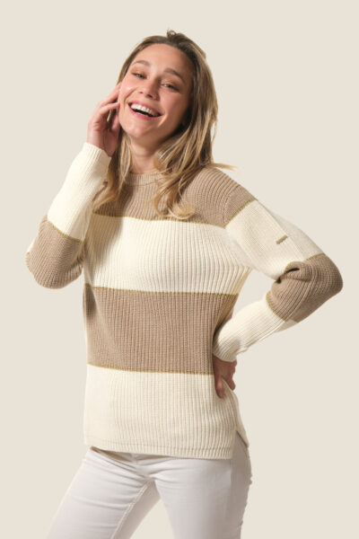 Pull femme col rond Zambia