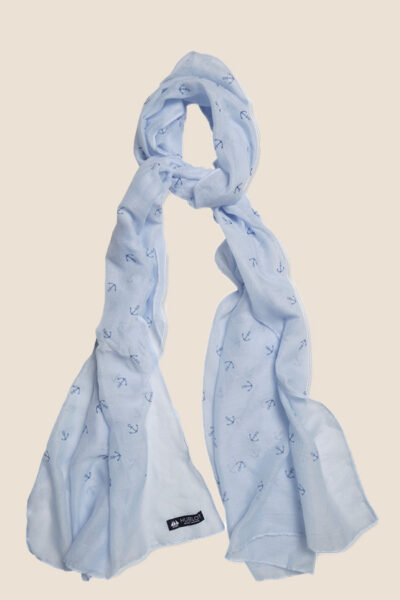 Chèche imprimé marin