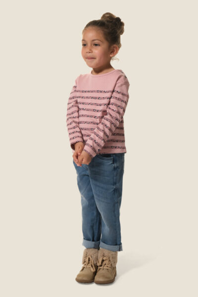 Tee-shirt fille col rond Miribelle