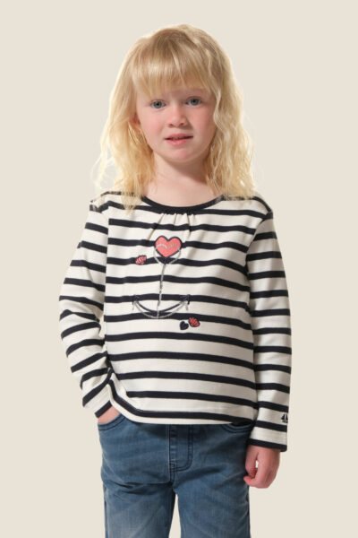 Tee-shirt manches longues fille Yacinthe