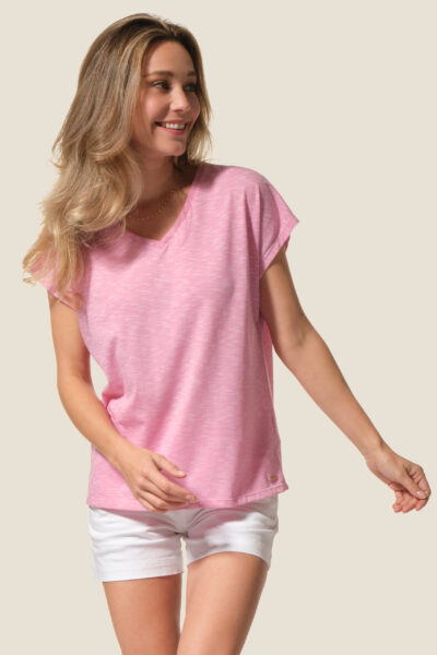Tee-shirt femme col V Tolina