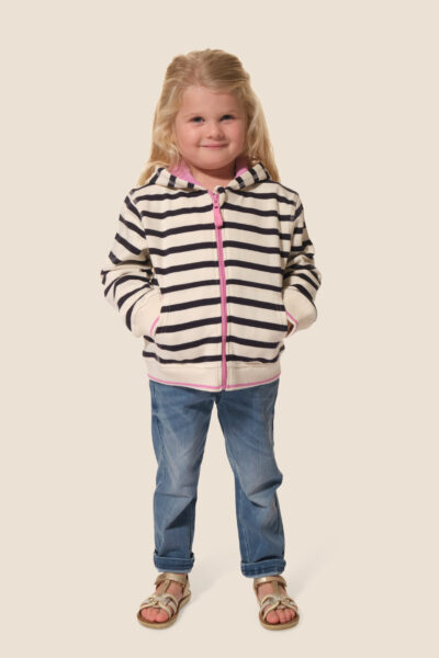 Veste fille zippรฉe Eucaly