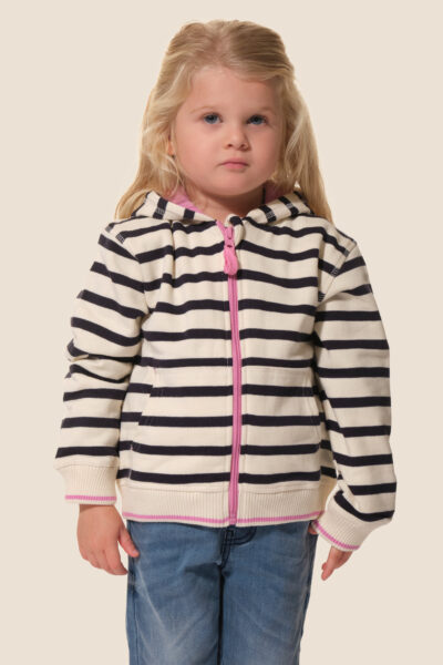 Veste fille zippรฉe Eucaly