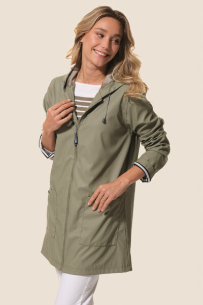 Ciré femme zippé à capuche Helena