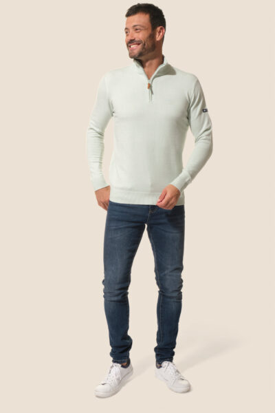 Gilet homme en maille zippรฉ Hublot Mode Marine