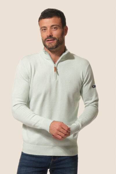 Gilet homme en maille zippรฉ Hublot Mode Marine